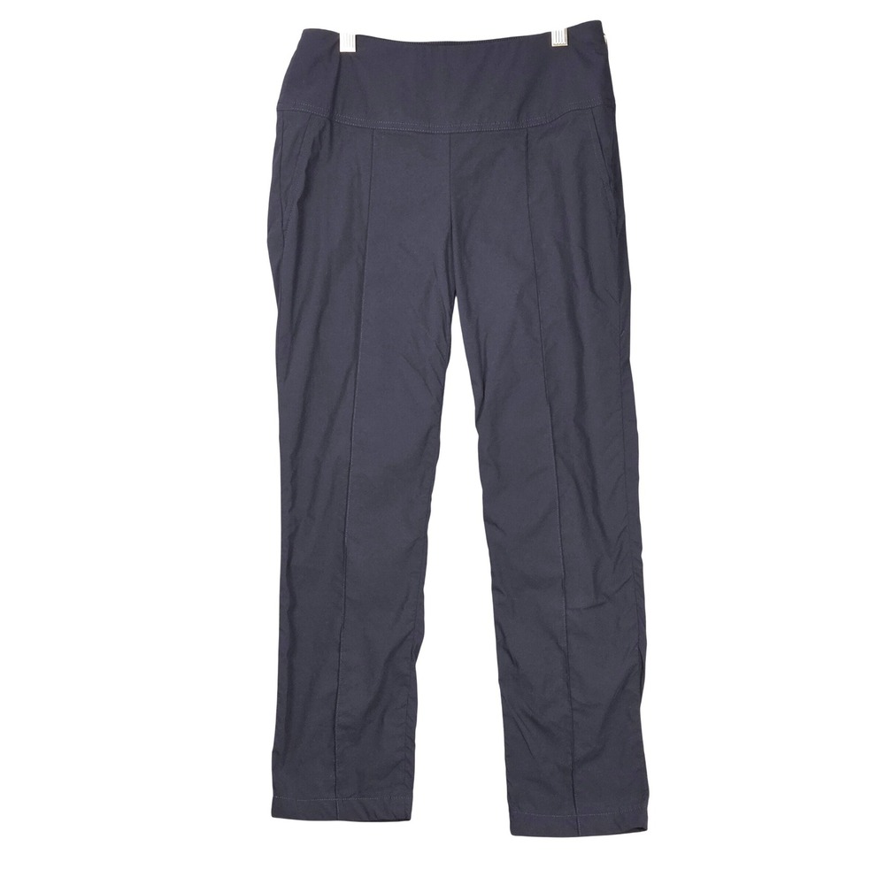 Anatomie Womens Small Sonia Pant Navy Blue Slim Travel Trousers‎ Stretch